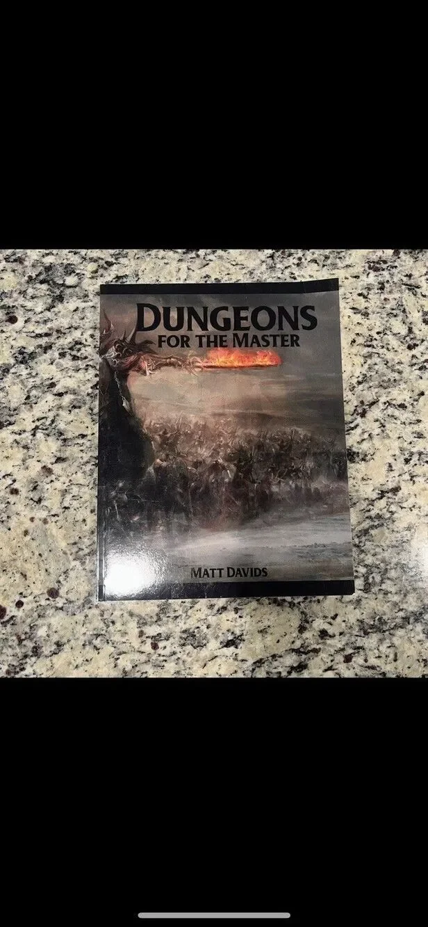 Dungeons for the Master Book Matt Davids D&D Pathfinder 177 Maps 1d100 Table